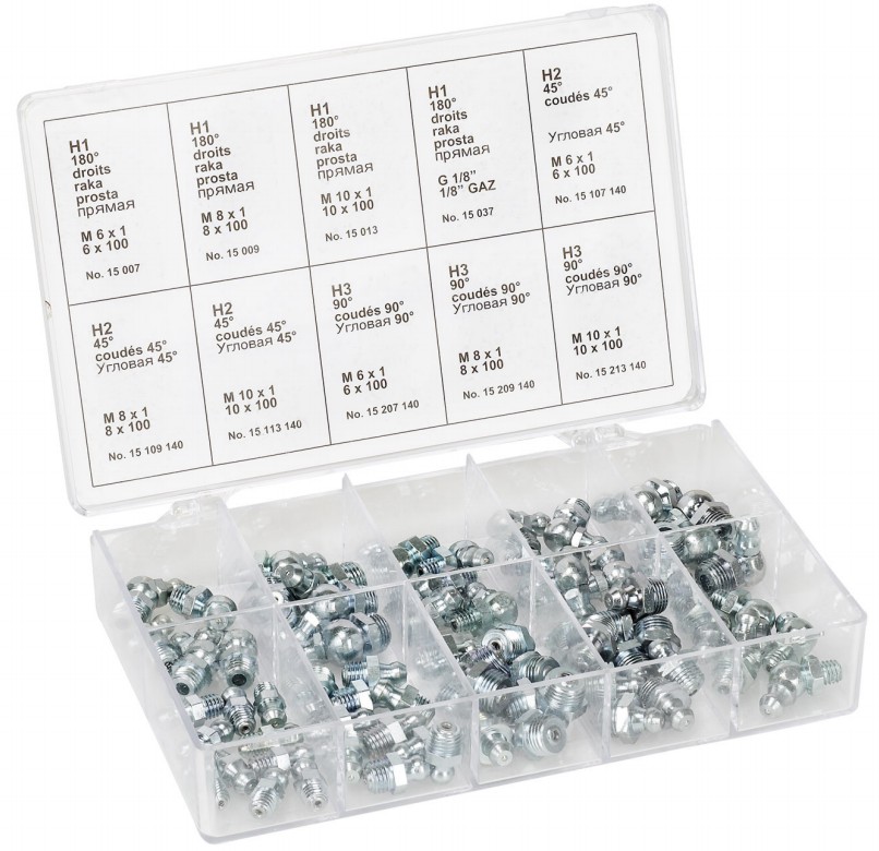 Набор пресс-масленок 16092. Набор пресс масленок 16092.