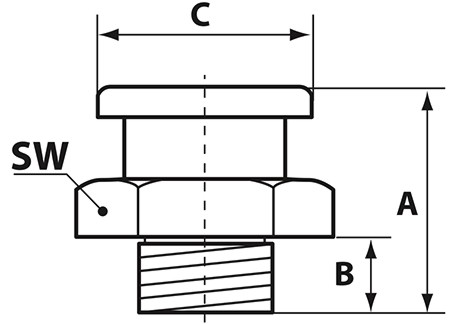 Пресс-масленки M1. Пресс масленки M1, оцинкованные, нержавеющая сталь, шестигранные.
