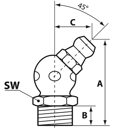 Пресс-масленка угловая, H2, схема. Пресс масленка угловая, H2, схема.