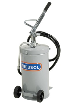 Передвижной маслораздатчик с ручным приводом, распылитель Pressol 17790.